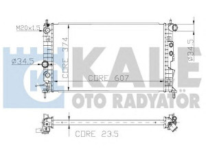 KALE OTO RADYATÖR 134100 radiatorius, variklio aušinimas 
 Aušinimo sistema -> Radiatorius/alyvos aušintuvas -> Radiatorius/dalys
13 00 159, 13 00 160, 13 00 180