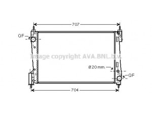 AVA QUALITY COOLING FTA2400 radiatorius, variklio aušinimas 
 Aušinimo sistema -> Radiatorius/alyvos aušintuvas -> Radiatorius/dalys
51863817, 51936040
