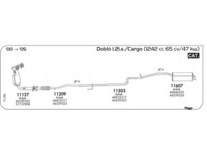 AKS DASIS SGFI288 išmetimo sistema
