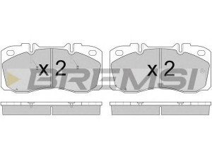 BREMSI BP7272 stabdžių trinkelių rinkinys, diskinis stabdys 
 Techninės priežiūros dalys -> Papildomas remontas
MDP104X, MDP1126, MDP3122, 1906416