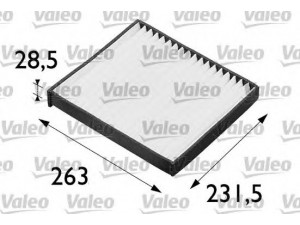 VALEO 698663 filtras, salono oras 
 Šildymas / vėdinimas -> Oro filtras, keleivio vieta
1808612, 6808611, 90559549, 93182436