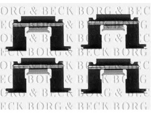 BORG & BECK BBK1117 priedų komplektas, diskinių stabdžių trinkelės 
 Stabdžių sistema -> Diskinis stabdys -> Stabdžių dalys/priedai