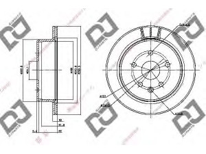 DJ PARTS BD1092 stabdžių diskas 
 Stabdžių sistema -> Diskinis stabdys -> Stabdžių diskas
42431-50020, 4243150020