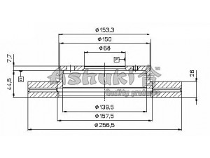 ASHUKI N013-60 stabdžių diskas 
 Dviratė transporto priemonės -> Stabdžių sistema -> Stabdžių diskai / priedai
0 986 478 485/BOSCH, 09.6816.10/BREMBO
