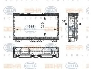 HELLA 8FH 351 312-751 šilumokaitis, salono šildymas 
 Šildymas / vėdinimas -> Šilumokaitis
64 11 8 372 190, 64 11 8 373 175