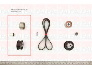 FAI AutoParts TBK456 paskirstymo diržo komplektas 
 Techninės priežiūros dalys -> Papildomas remontas
06F198119