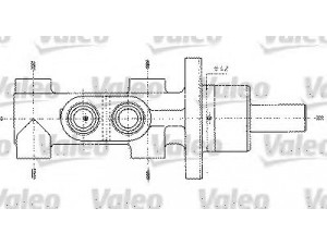 VALEO 402303 pagrindinis cilindras, stabdžiai 
 Stabdžių sistema -> Pagrindinis stabdžių cilindras
4601-F8, 4601F8, 4601-F8, 4601-N2