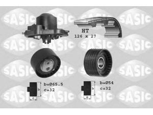 SASIC 3904008 vandens siurblio ir paskirstymo diržo komplektas 
 Aušinimo sistema -> Vandens siurblys/tarpiklis -> Vandens siurblys
7701472182+130C19656R