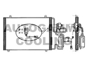 AUTOGAMMA 101810 kondensatorius, oro kondicionierius 
 Oro kondicionavimas -> Kondensatorius
7701205043, 7701205609