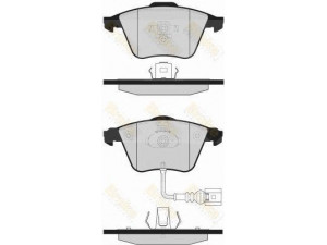 Brake ENGINEERING PA1681 stabdžių trinkelių rinkinys, diskinis stabdys 
 Techninės priežiūros dalys -> Papildomas remontas
1K0615105DF, 1K0615106DF, 1K0698151B