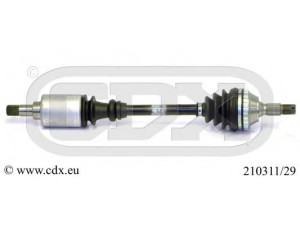CDX 210311/29 kardaninis velenas 
 Ratų pavara -> Kardaninis velenas
32721F, 32726F