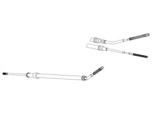 KAWE BW02119 trosas, stovėjimo stabdys 
 Stabdžių sistema -> Valdymo svirtys/trosai
34411159048