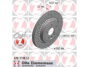 ZIMMERMANN 610.3718.52 stabdžių diskas 
 Dviratė transporto priemonės -> Stabdžių sistema -> Stabdžių diskai / priedai
31277357, 31410569