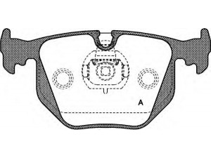 OPEN PARTS BPA0381.20 stabdžių trinkelių rinkinys, diskinis stabdys 
 Techninės priežiūros dalys -> Papildomas remontas
34211163324, 34211164581, 34211164582