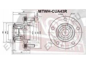 ASVA MTWH-CUA43R rato stebulė 
 Ašies montavimas/vairavimo mechanizmas/ratai -> Rato stebulė/montavimas -> Rato stebulė
MR527453