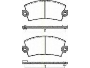 TRISCAN 8110 10330 stabdžių trinkelių rinkinys, diskinis stabdys 
 Techninės priežiūros dalys -> Papildomas remontas
5888575, 5983924, 5983948, 5984031