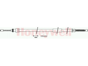 BENDIX 431082B trosas, stovėjimo stabdys 
 Stabdžių sistema -> Valdymo svirtys/trosai
483468