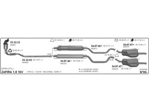 IMASAF 561000389 išmetimo sistema 
 Išmetimo sistema -> Išmetimo sistema, visa