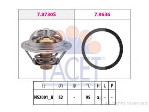 FACET 7.8730 termostatas, aušinimo skystis 
 Aušinimo sistema -> Termostatas/tarpiklis -> Thermostat
21230-6N200, 21230-6N20A, 21230-EL00A