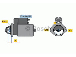 BOSCH 0 001 109 201 starteris