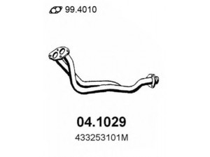 ASSO 04.1029 išleidimo kolektorius 
 Išmetimo sistema -> Išmetimo vamzdžiai
433253101M, 443253101AK, 443253101DD