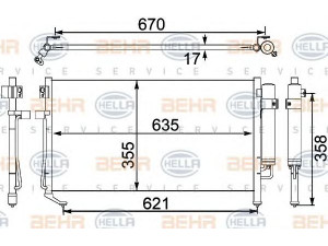 HELLA 8FC 351 304-141 kondensatorius, oro kondicionierius 
 Oro kondicionavimas -> Kondensatorius
73210-SA000, 73210-SA010, 73210-SA011