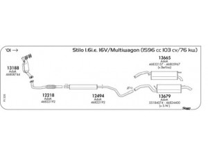AKS DASIS SGFI335 išmetimo sistema