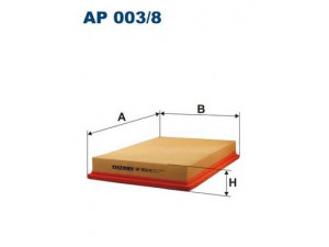 FILTRON AP003/8 oro filtras 
 Techninės priežiūros dalys -> Techninės priežiūros intervalai
05018777AA, 05018777AB, 5018777AA