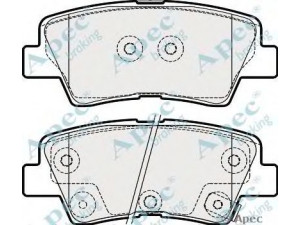 APEC braking PAD1870 stabdžių trinkelių rinkinys, diskinis stabdys 
 Techninės priežiūros dalys -> Papildomas remontas
583022VA30