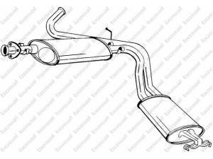BOSAL 283-891 galinis duslintuvas 
 Išmetimo sistema -> Duslintuvas
1726.C5, 1726.G0, 1726.G2, 1726.G5
