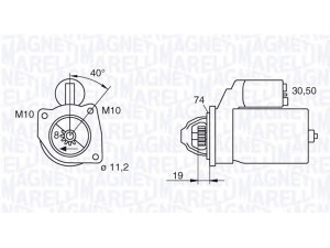 MAGNETI MARELLI 063522606010 starteris 
 Elektros įranga -> Starterio sistema -> Starteris
OK30A-18-400