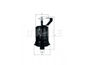 KNECHT KL 507 kuro filtras 
 Techninės priežiūros dalys -> Papildomas remontas
2330016340