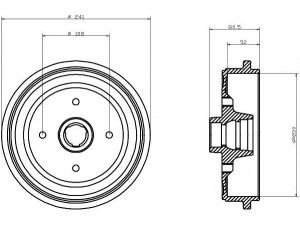 HELLA PAGID 8DT 355 301-461 stabdžių būgnas 
 Stabdžių sistema -> Būgninis stabdys -> Stabdžių būgnas
893501615A, 893501615A, 893501615A
