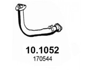 ASSO 10.1052 išleidimo kolektorius 
 Išmetimo sistema -> Išmetimo vamzdžiai
170544, 1705K4, 1705X4, 170544