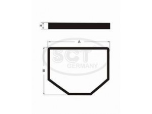 SCT Germany SAK 266 filtras, salono oras 
 Techninės priežiūros dalys -> Techninės priežiūros intervalai
30676419, 9171757