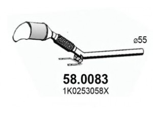 ASSO 58.0083 katalizatoriaus keitiklis
1K0253058X
