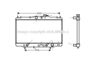 AVA QUALITY COOLING HD2102 radiatorius, variklio aušinimas 
 Aušinimo sistema -> Radiatorius/alyvos aušintuvas -> Radiatorius/dalys
19010PAAA01, 19010PAAY51