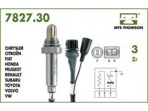 MTE-THOMSON 7827.30.050 lambda jutiklis 
 Variklis -> Variklio elektra
034.906.265.E, 048.906.265, 048.906.265.A