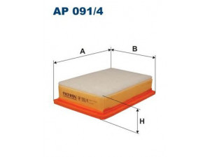 FILTRON AP091/4 oro filtras 
 Filtrai -> Oro filtras
60811900, 60813798, 60815000, 01EFA067