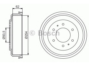 BOSCH 0 986 477 237 stabdžių būgnas 
 Stabdžių sistema -> Būgninis stabdys -> Stabdžių būgnas
52761 44000
