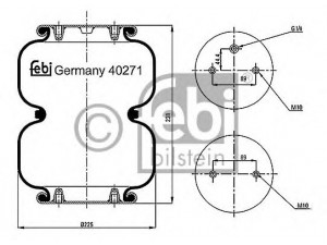 FEBI BILSTEIN 40271 dėklas, pneumatinė pakaba
016 793