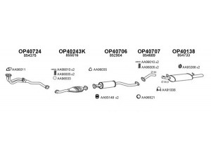 VENEPORTE 400557 išmetimo sistema 
 Išmetimo sistema -> Išmetimo sistema, visa