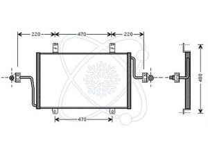 ELECTRO AUTO 30O0046 kondensatorius, oro kondicionierius 
 Oro kondicionavimas -> Kondensatorius
4500908, 7701044406, 9161208, 4500908