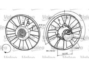 VALEO 696057 ventiliatorius, radiatoriaus 
 Aušinimo sistema -> Oro aušinimas
3A0959455M