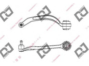 DJ PARTS DA1193 vikšro valdymo svirtis 
 Ašies montavimas/vairavimo mechanizmas/ratai -> Valdymo svirtis/pasukamosios svirties sujungimas -> Vairo trauklės (valdymo svirtis, išilginis balansyras, diago
4D0407693AC, 4D0407693AD, 4D0407693E