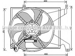 AVA QUALITY COOLING VO7511 ventiliatorius, radiatoriaus 
 Aušinimo sistema -> Oro aušinimas
ETP8475