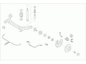 SACHS SEAT-AROSA-RS002 vairavimo mechanizmas; rato pakaba 
 Ašies montavimas/vairavimo mechanizmas/ratai -> Prekių paieška pagal schemą