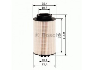 BOSCH 1 457 431 718 kuro filtras 
 Techninės priežiūros dalys -> Papildomas remontas
7L6 127 434, 7L6127177