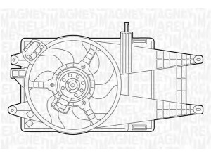 MAGNETI MARELLI 069422045010 ventiliatorius, radiatoriaus 
 Aušinimo sistema -> Oro aušinimas
46834077, 51738688