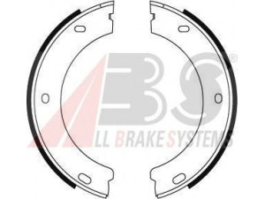 A.B.S. 8863 stabdžių trinkelių komplektas, stovėjimo stabdis 
 Stabdžių sistema -> Rankinis stabdys
JLM 800, 4241.79, 4241.E9, 4241.G5